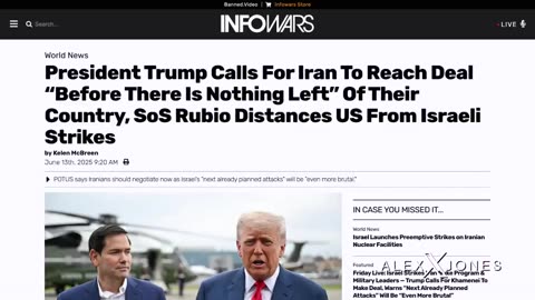 BREAKING EXCLUSIVE_ Alex Jones Predicts That Irans Islamic dictatorship will fall