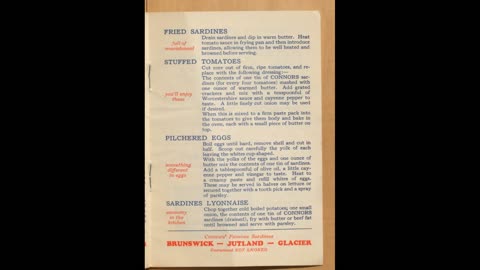 1925 48 Famous Sardine Meals