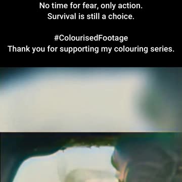 B17 Co-Pilot Stares at a Dead Engine #ColourisedHistory