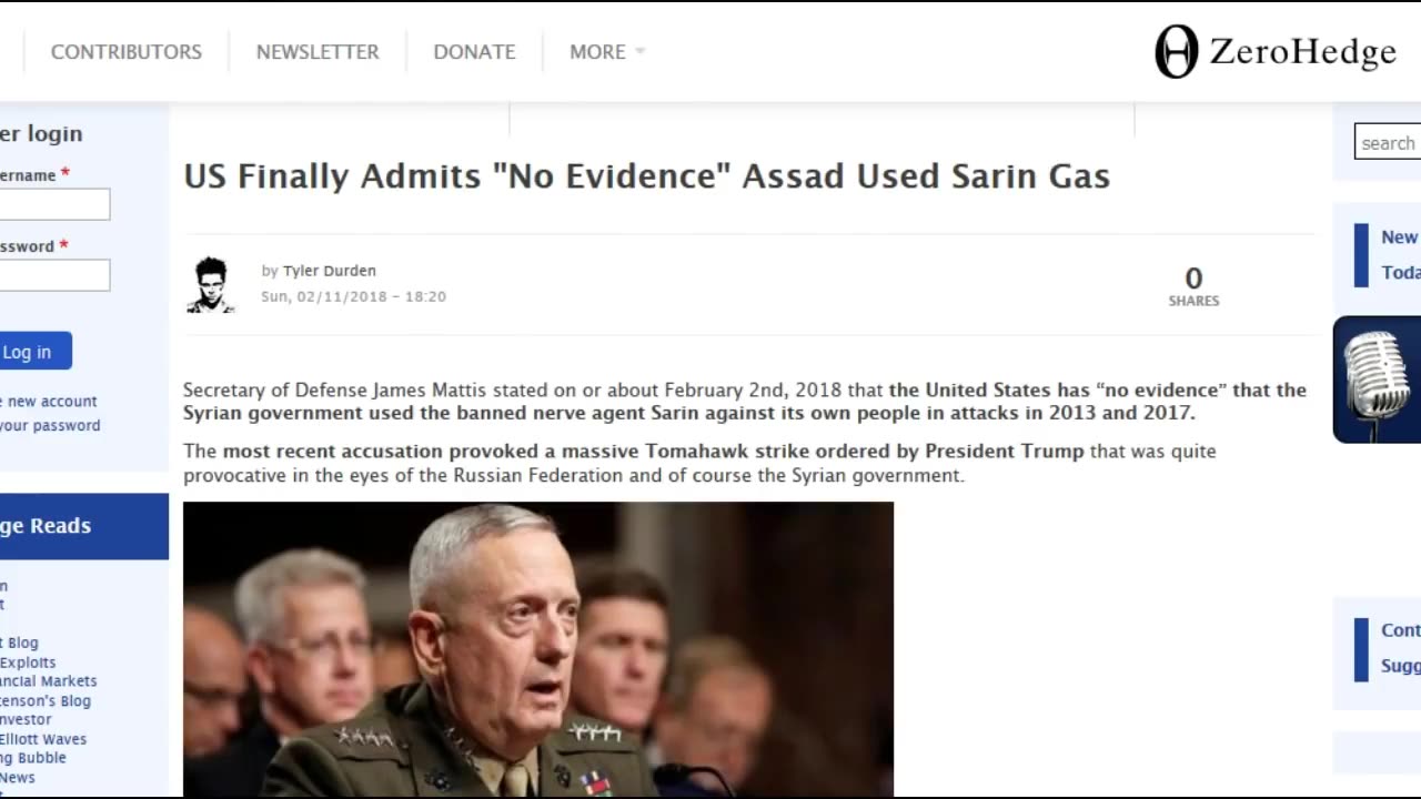 The Real Reason Trump Struck Syria