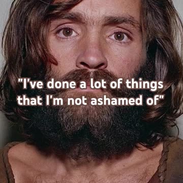 DEEP THOUGHTS WITH CHARLES MANSON - VOL. 73: "I KILLED A LOT PEOPLE"
