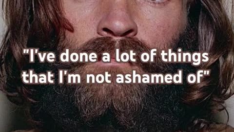 DEEP THOUGHTS WITH CHARLES MANSON - VOL. 73: "I KILLED A LOT PEOPLE"