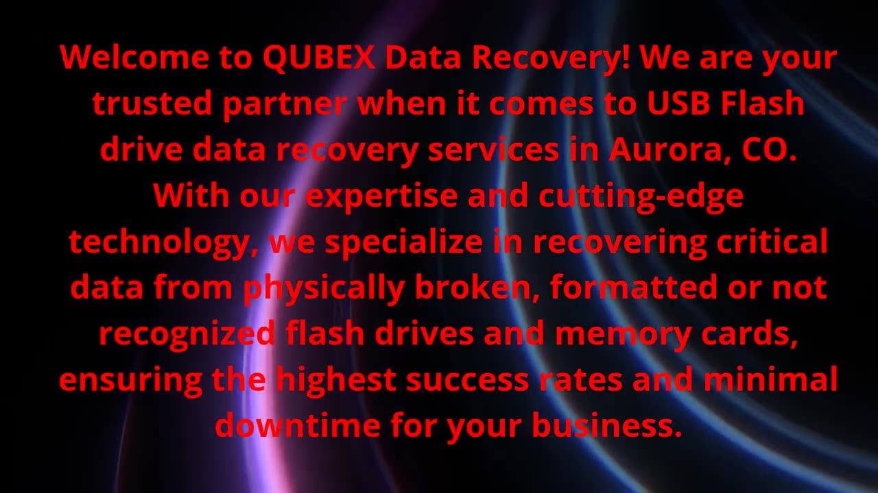 Qubex Flash Drive Data Recovery in Aurora, CO