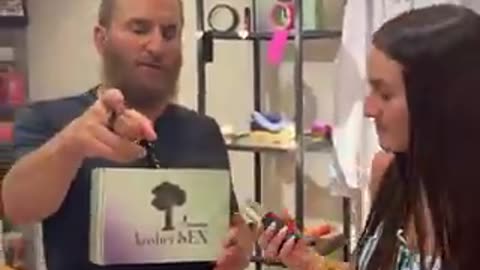 Rabbi Shmuley and daughter promoting DILDOS and SEX LUBRICANT!