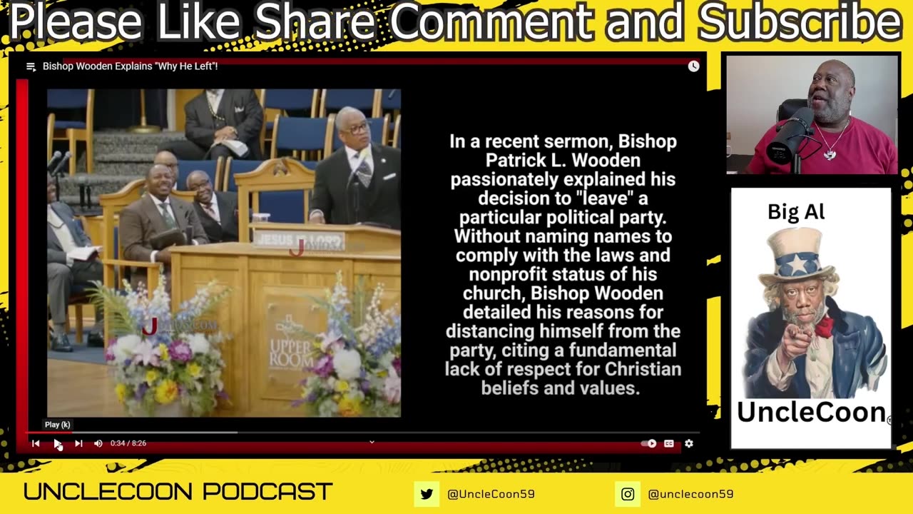 EP. 62 | BISHOP WOODEN EXPLAINS WHY HE LEFT THE DEMOCRATIC PARTY?!