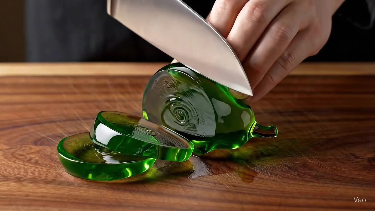 Cutting Glass Fruit red apple #satisfying #asmrsounds #asmr #fruit