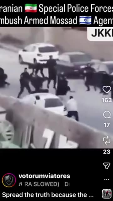 Video of Iranian Special Agents taking down Israeli Mossad Agents