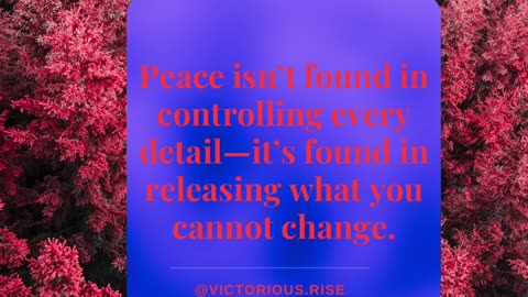 Peace Lives in Release