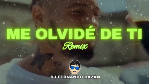 ME OLVIDE DE TI ✘ (REMIX CACHENGUE) ✘ DJ FERNANDO