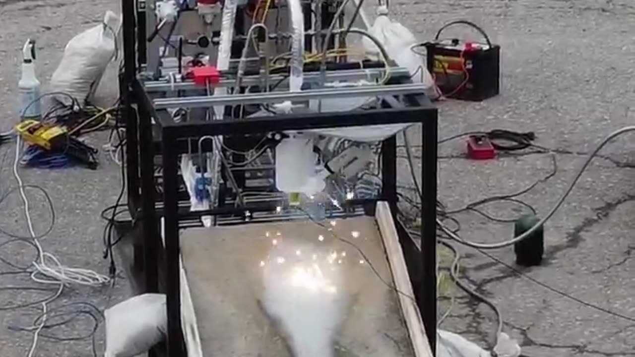 A Capstone group made up of Waterloo Rocketry members successfully performed a hot fire test