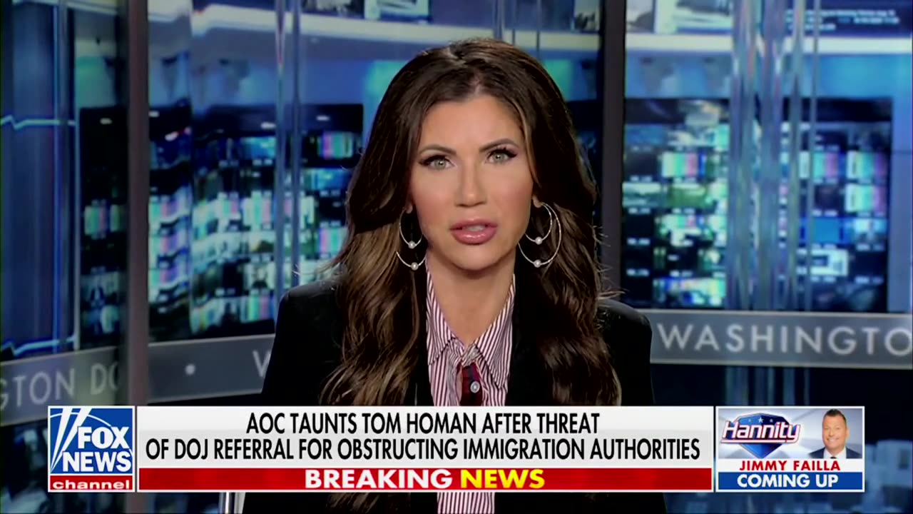 Kristi Noem Says AOC’s Latest Stunt Deserves DOJ Attention