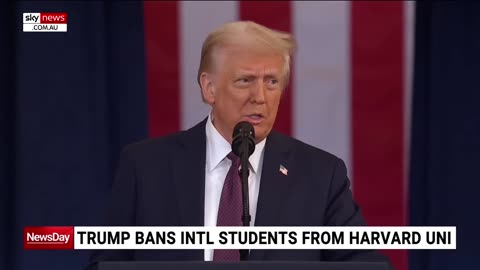Trump administration bans Harvard from enrolling international students