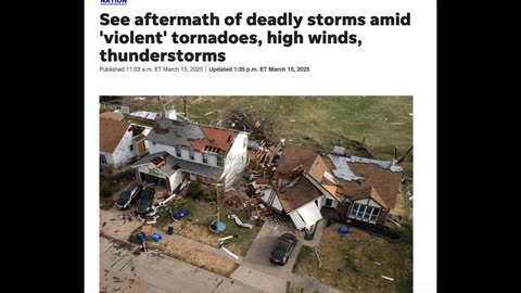 WARNING! TORNADO ALLEY IS NOW EVERYWHERE AND I CANT POSSIBLY IMAGINE HOW OR WHY IT'S HAPPENING!