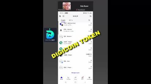 DIGITAL BOT (LIVE DEMO) DIGICOIN TOKEN OP TRUST ZETTEN (001) TOP TEAM ROB BUSER