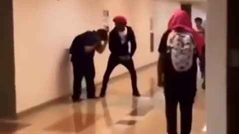 A black student sucker punches a White autistic boy because he didn’t want to fight…