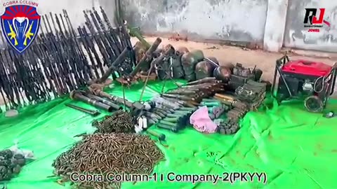 🏴‍☠️💣 Myanmar War | Cobra Column 2nd Company Displays Spoils from Ukritta Camp Victory | RCF