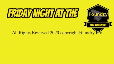 Friday Night at the Foundry Ep.4