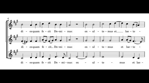 Haec dies (a 3)