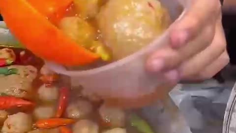 eat this food with great gusto