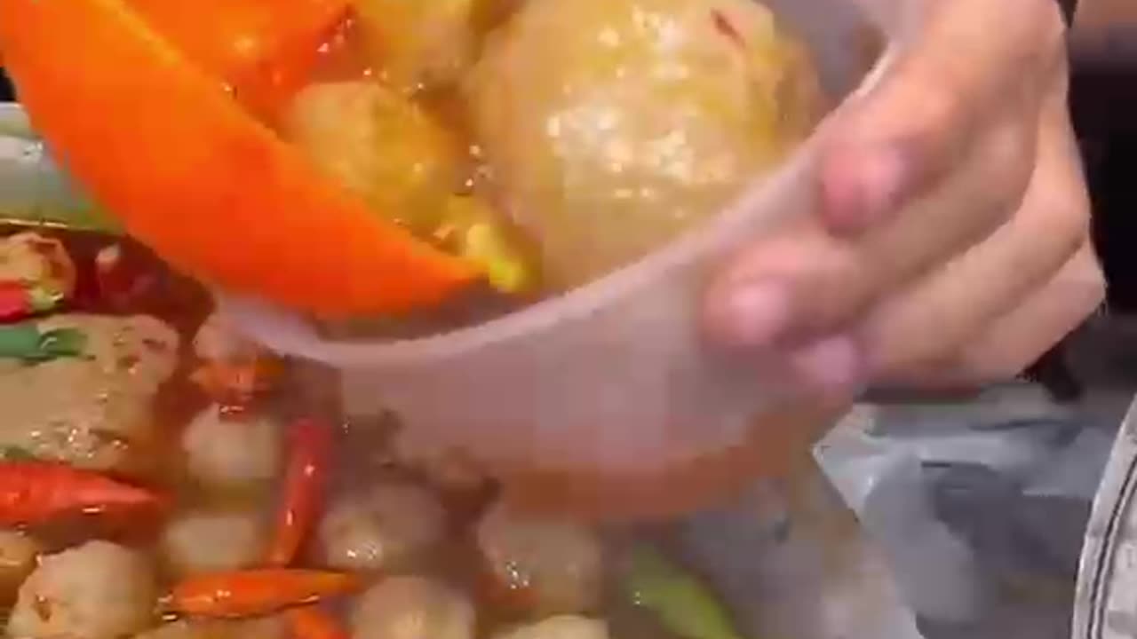 eat this food with great gusto
