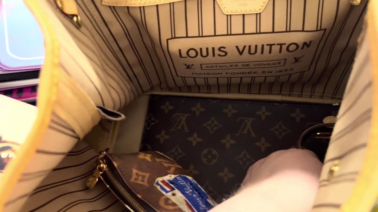 What's in my Louis Vuitton Neverfull MM Tote Bag