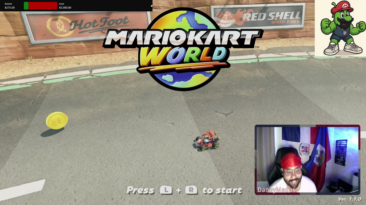 My 1st mario kart gameplay