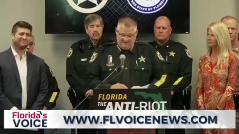 BREVARD, FLA. SHERIFF: "If you hit one of us, you're going to the hospital & jail
