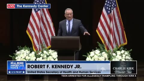 RFK Jr. just brought the house down at the Kennedy Center.