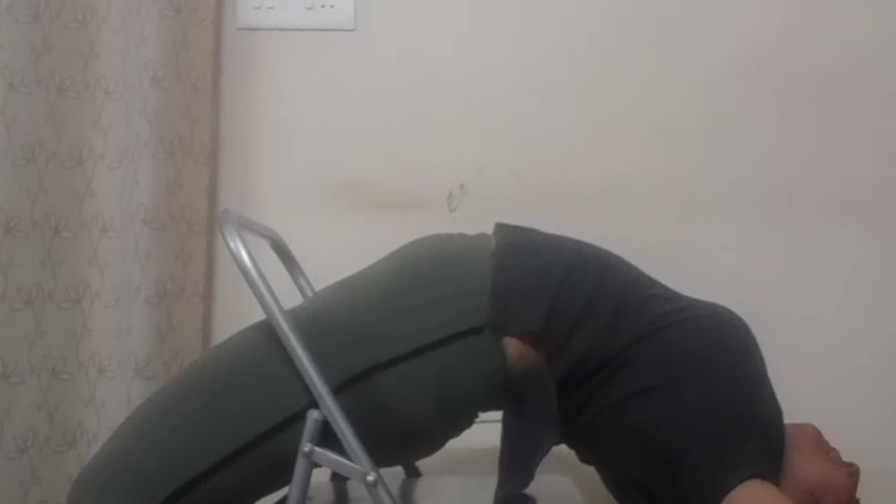 Chakra aasan with chair