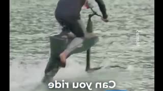 This Bike Can Ride On Water!