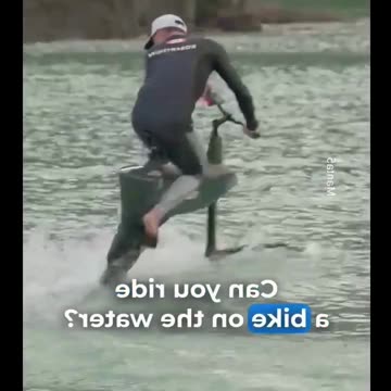 This Bike Can Ride On Water!
