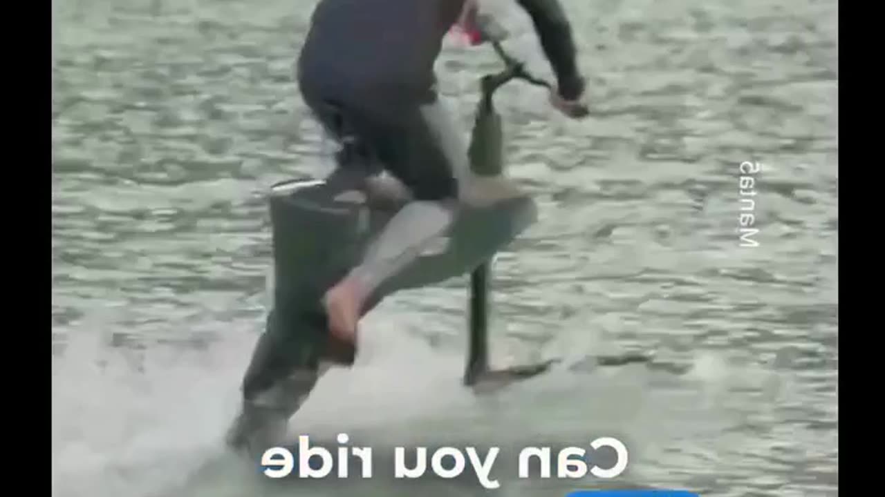 This Bike Can Ride On Water!
