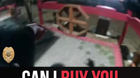 Man Offers to Buy Police Officers Dinner After They Chase Him Down