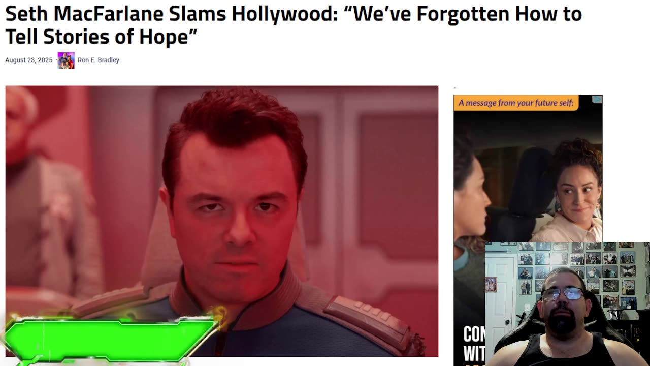 Seth Macfarlane Wants Hollywood To Go Back Into Entertaining People