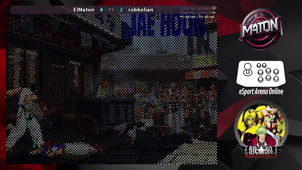 Garou Mark of the Wolves • Fightcade • "RobKolian" vs "ElMaton" - 2025/03/15 #casualplay #onlinevs