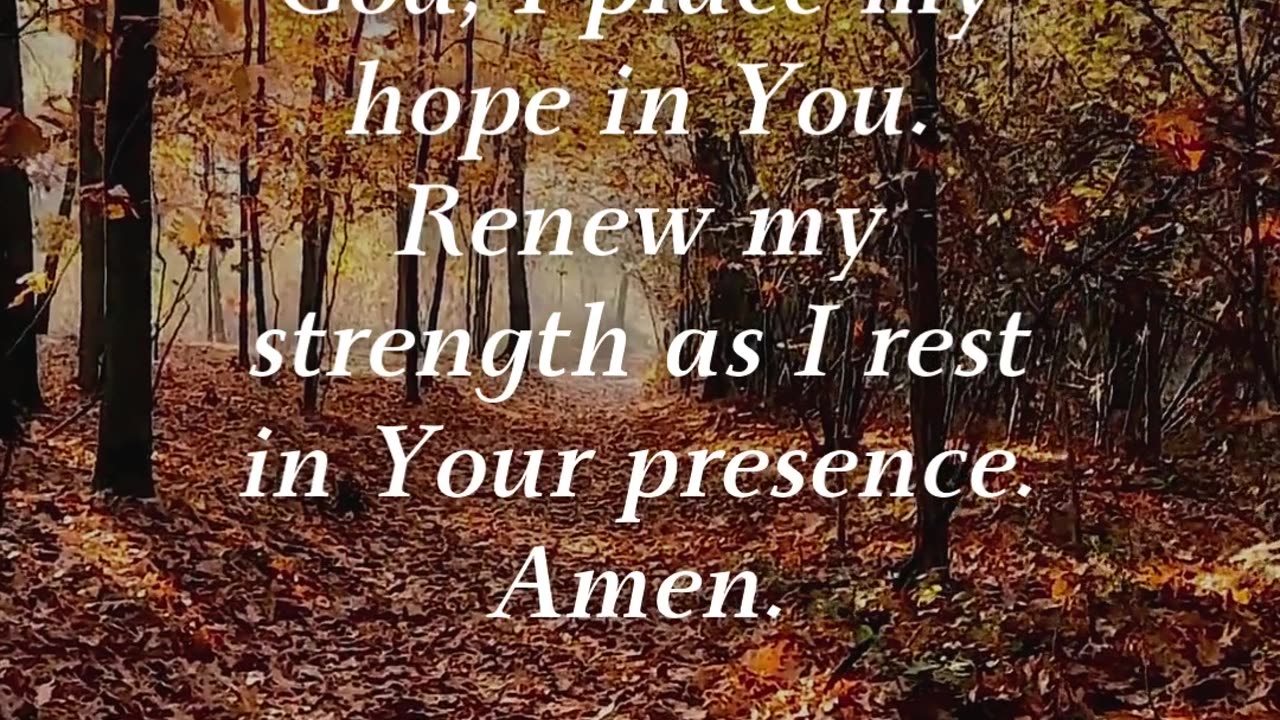 When you’re tired, remember who your strength comes from.