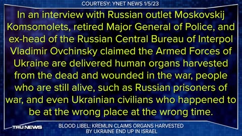 Israel is the organ/humab trafficking body snatching capital of the world