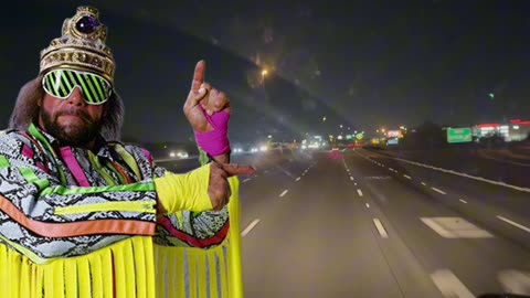 MACHO MAN Randy Savage As A Truck Driver #machoman #machomanrandysavage #wwe #ohyeah #digit