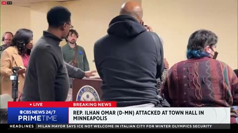 Illhan Omar's Real Reaction to Town Hall in Minneapolis