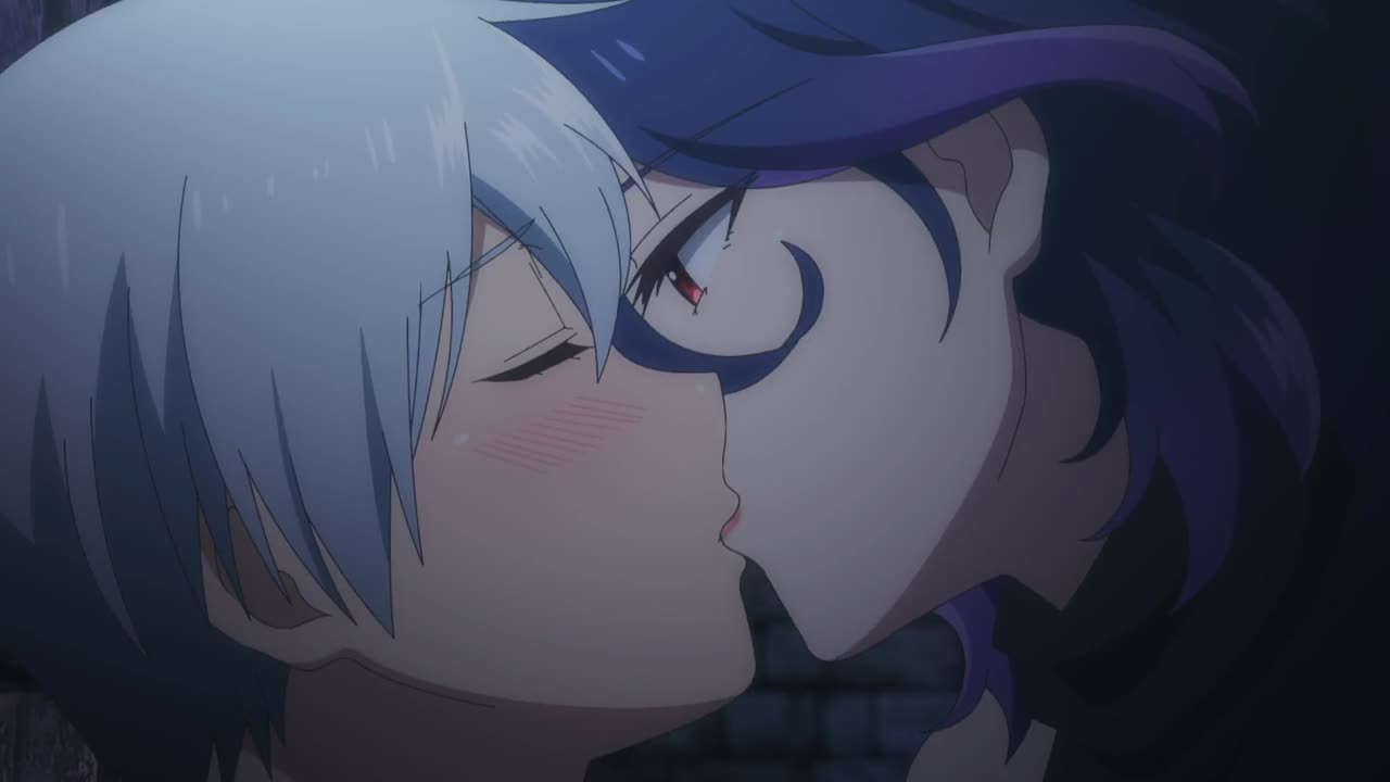 Vermeil in Gold - Vermeil and Alto kissing in school
