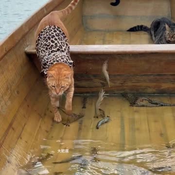 🐱🌊 "Aboriginal Fishing Cat on the Seashore 🐾 | Wild & Rare Encounter!"