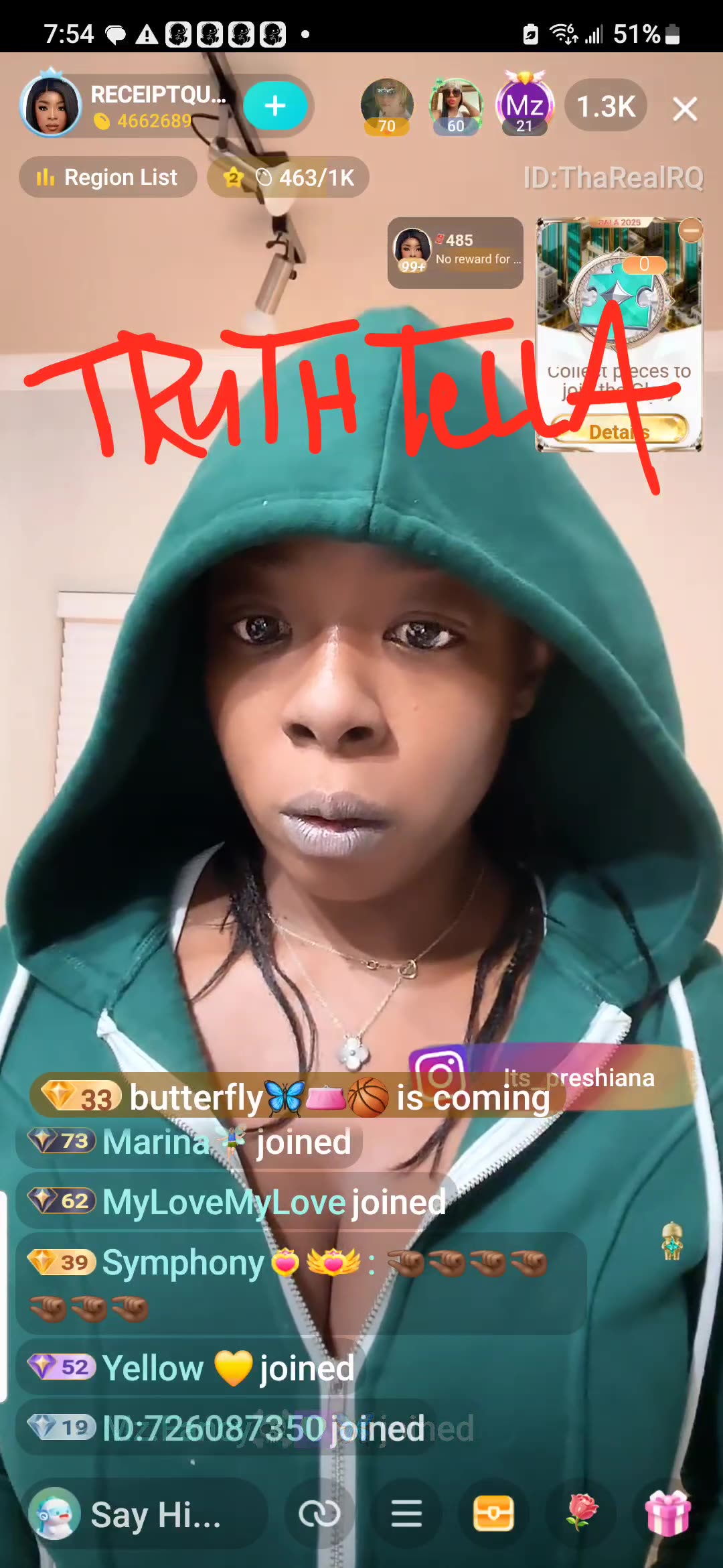 RECEIPTQUEEN READING AJAY DACELEB FOR FILTH