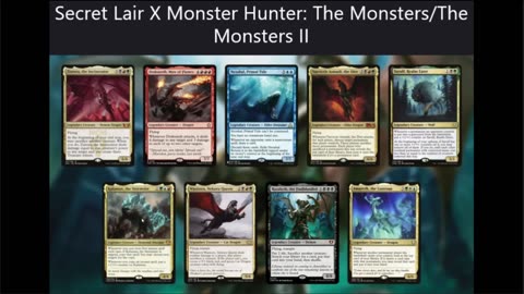 Monster Hunter Card revealed for secret lairs
