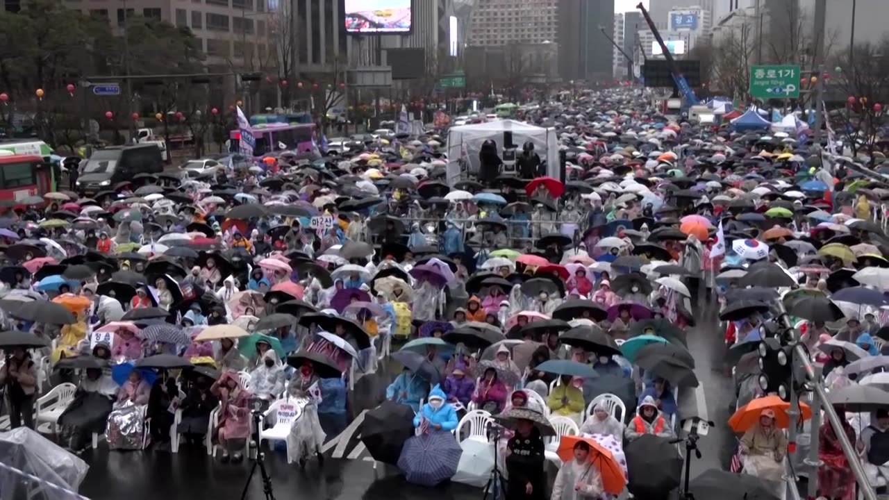 Supporters of South Korea's Yoon protest impeachment ruling