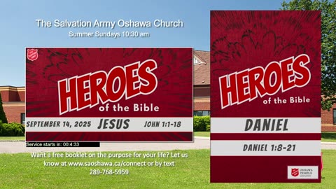 Church in Oshawa: Hero's of The Bible - Daniel 1:8-21