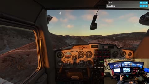 💨 Threading a Cessna 152 Through a Windy Mountain Valley in MSFS 2020 🌄🛩️