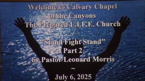 July 7, 2025 - "Stand, Fight Stand" Pt. 2