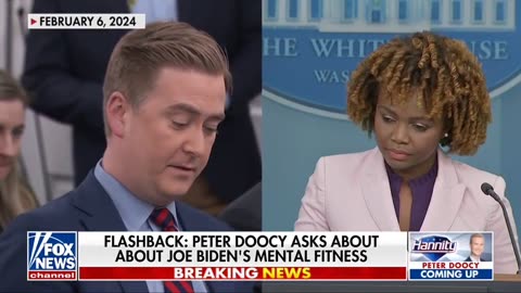 Peter Doocy called out Biden health in Sep 2023