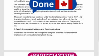 Student Work (Assignment) | CSc 590 Report P-Complete Problem | Bishop’s University