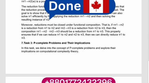 Student Work (Assignment) | CSc 590 Report P-Complete Problem | Bishop’s University
